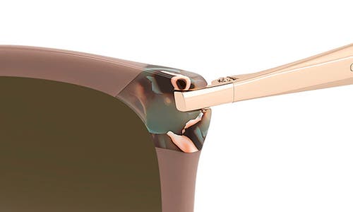 Carolina Herrera Her 54mm Gradient Rectangular Sunglasses In Brown