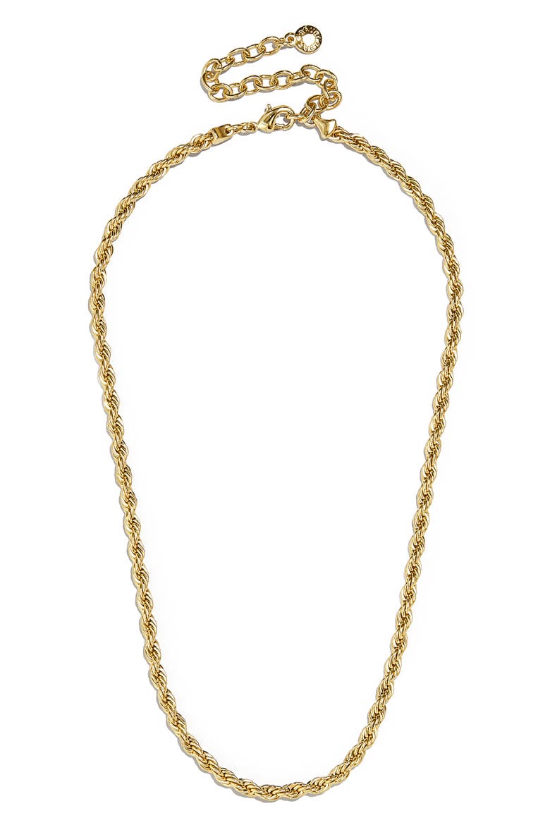 Mini Petra Necklace, Alternate, color, GOLD