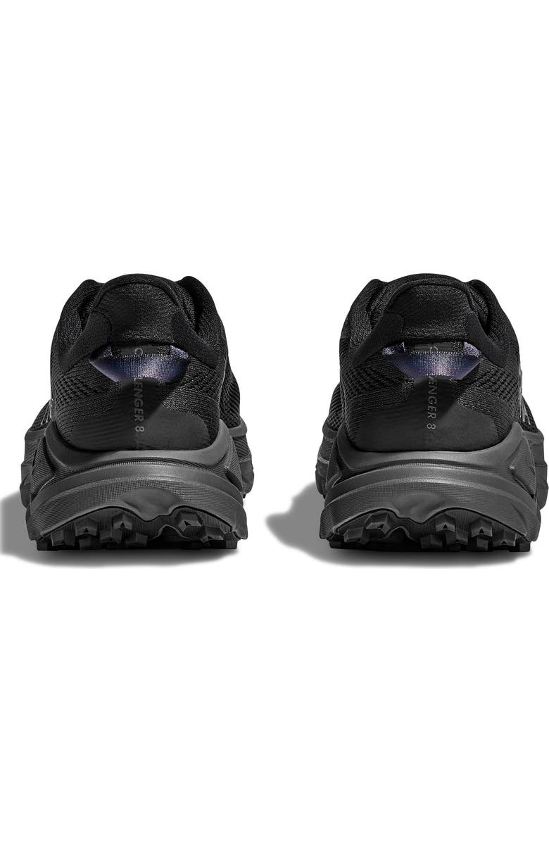 HOKA Challenger 8 Trail Running Shoe, Alternate, color, Black / Outer Orbit