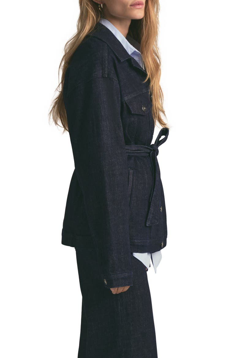 The Jane Denim Trench Coat, Alternate, color, WATERLOO