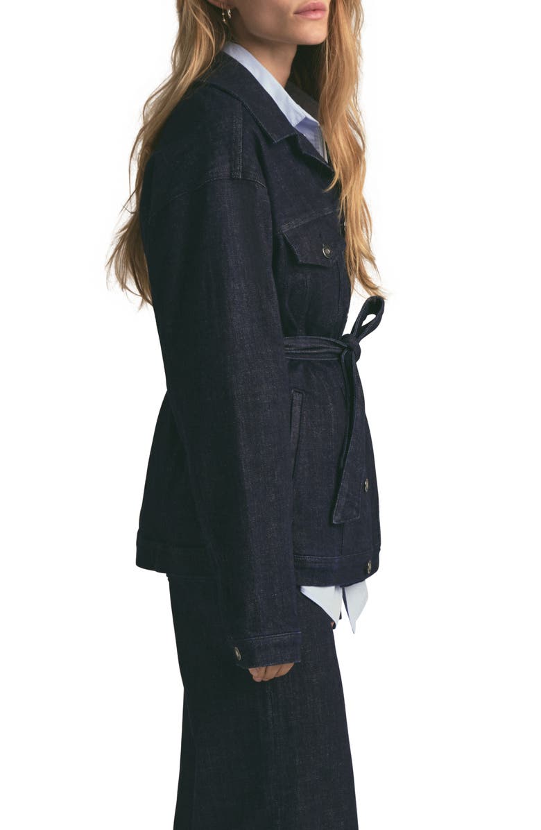 Favorite Daughter The Jane Denim Trench Coat, Alternate, color, Waterloo