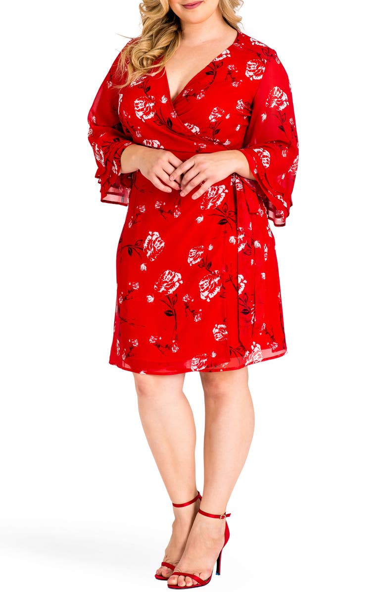 Standards & Practices Lulu Wrap Dress, Alternate, color,