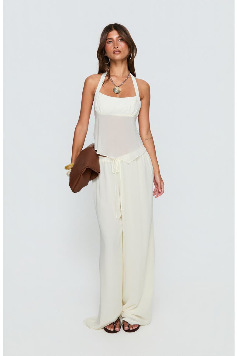 Finesse Wide Leg Pants, Alternate, color, YELLOW