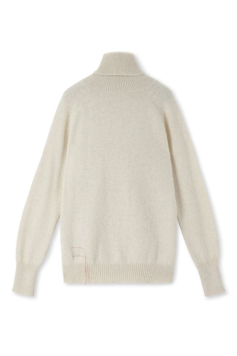 Piero High Neck Alpaca Wool Sweater, Alternate, color, OFF WHITE