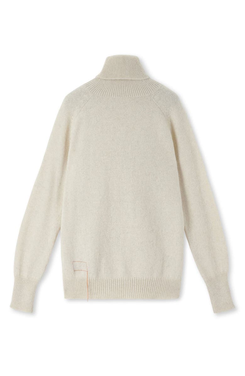 Fortela Piero High Neck Alpaca Wool Sweater, Alternate, color, Off White