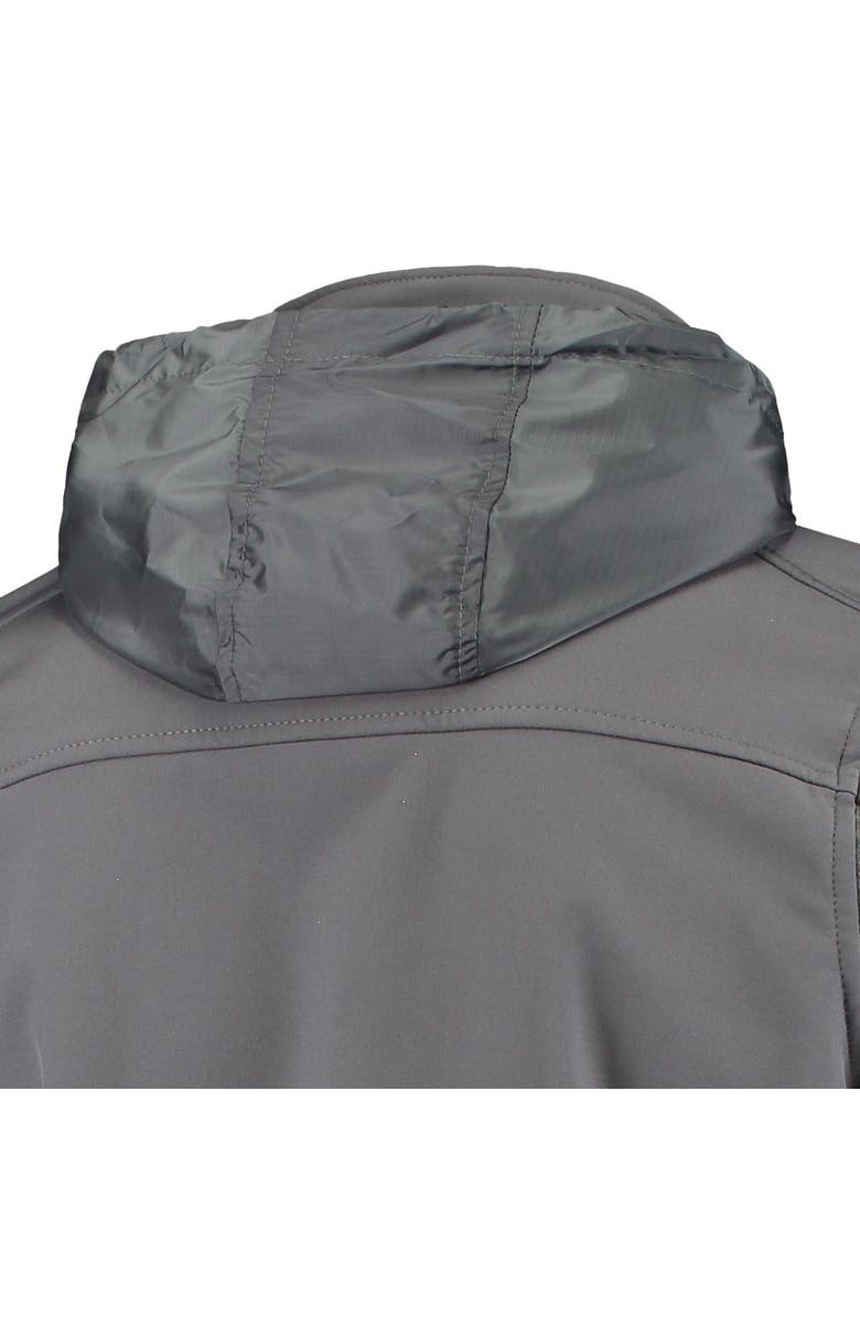 DUNBROOKE Men's Dunbrooke Graphite Cleveland Browns Circle Zephyr Softshell Full-Zip Jacket, Alternate, color, Graphite