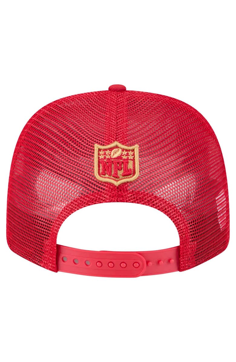 New Era Men's New Era Scarlet San Francisco 49ers Team Collection 9SEVENTY Stretch-Snap Adjustable Hat, Alternate, color, Scarlet