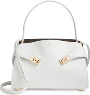 FERRAGAMO Small Hug Leather Top Handle Bag