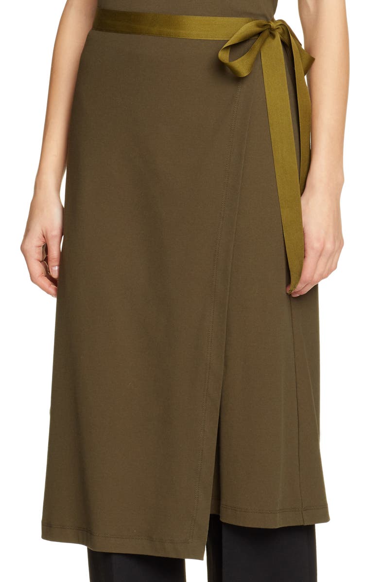 Rosetta Getty Apron Wrap Tee, Alternate, color,