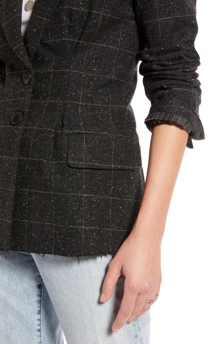 Treasure & Bond Pleat Detail Menswear Blazer, Alternate, color, 