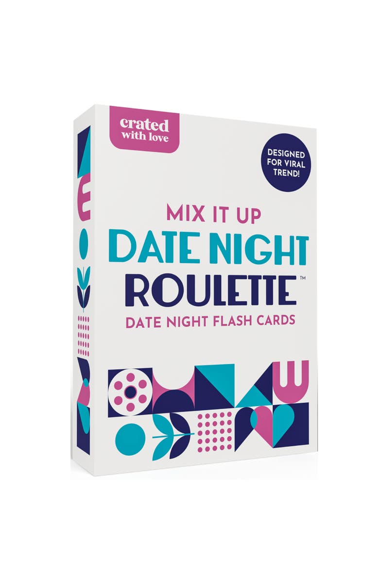 Crated with Love Mix It Up Date Night Roulette with Flash Card Challenges, Main, color, Multicolored