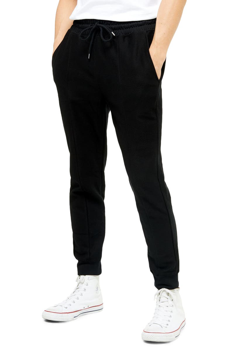 Topman Skinny Fit Twill Jogger Pants, Main, color, 