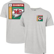 '47 Men's '47  Gray Kansas City Chiefs Chrome Plate Franklin T-Shirt