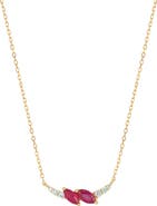 Bony Levy El Mar 18K Yellow Gold Ruby & Diamond Pendant Necklace