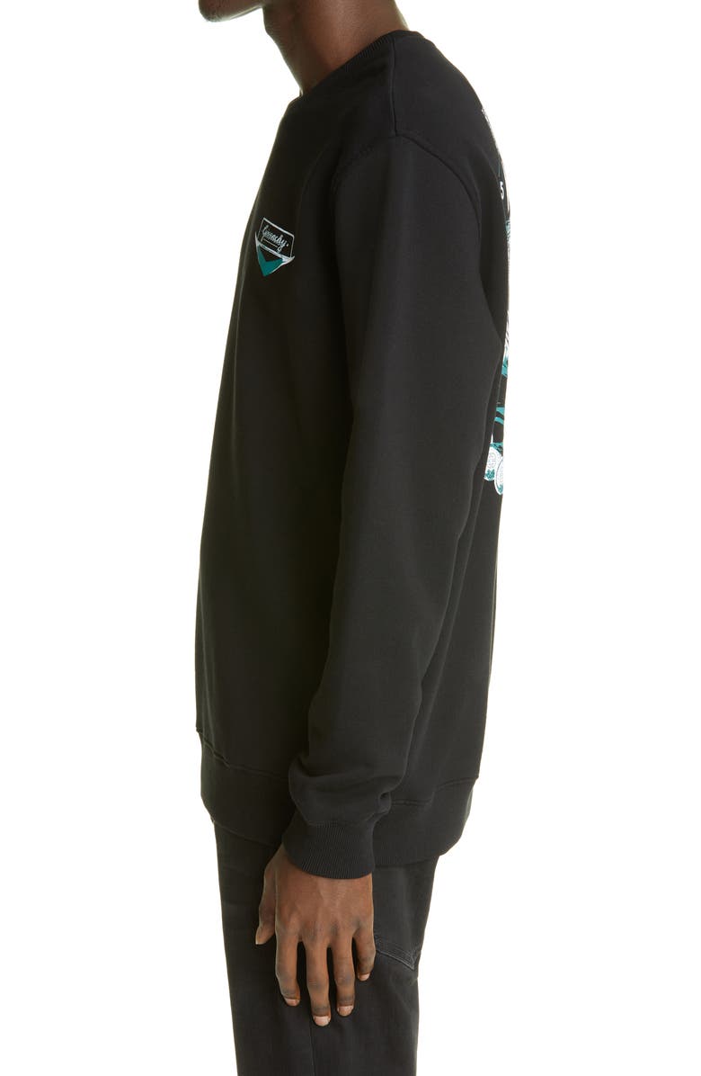Givenchy Motel Cars Crewneck Sweatshirt, Alternate, color, 