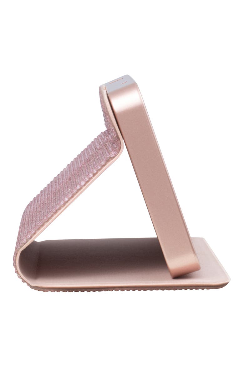 Riki Powerful LED Mirror & Power Bank, Alternate, color, SPARKLE ROSE GOLD