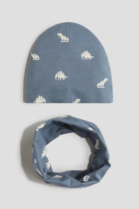 2-piece Beanie And Tube Scarf Set