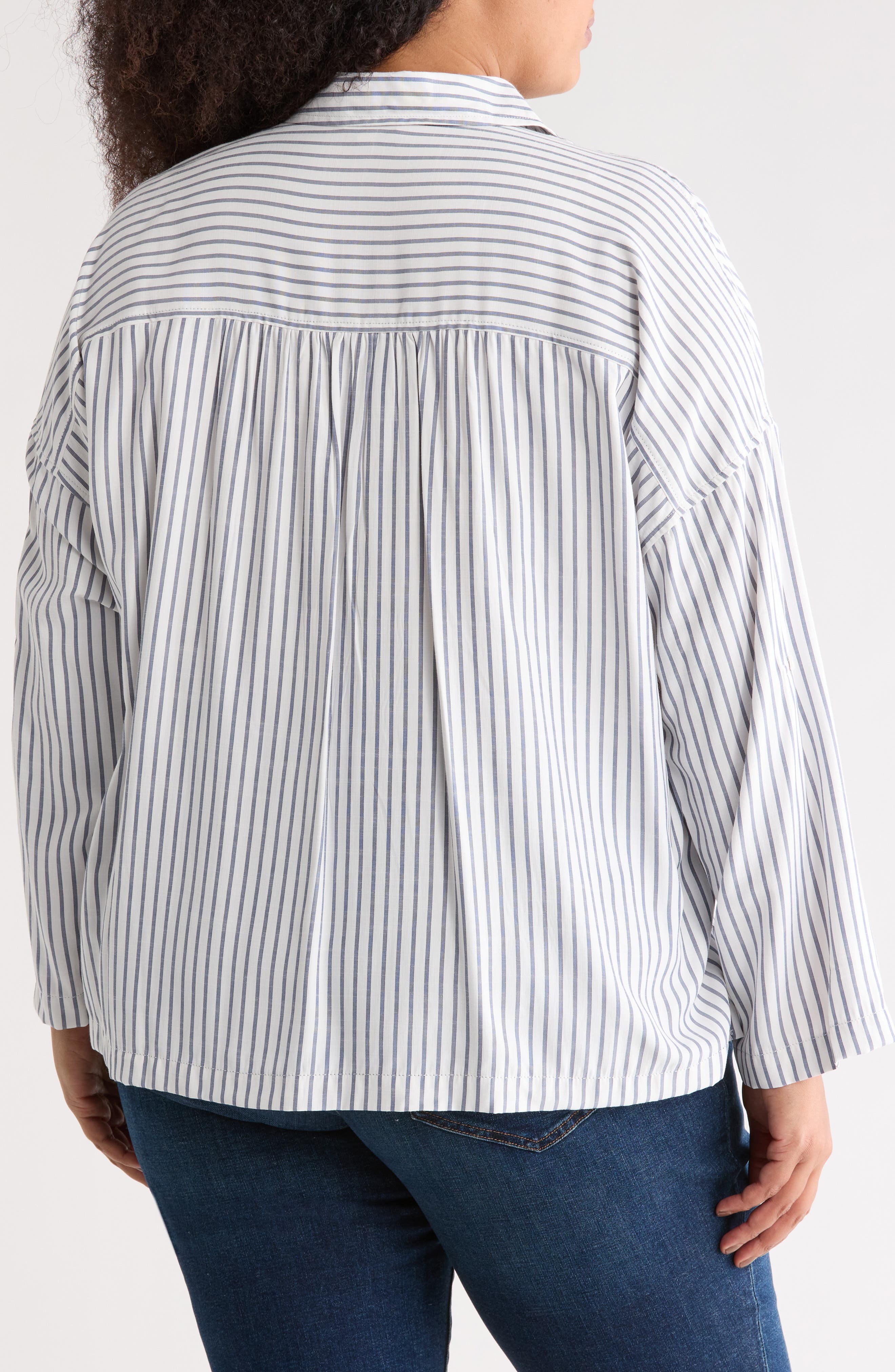 Stripe Button-Up Shirt - image 2