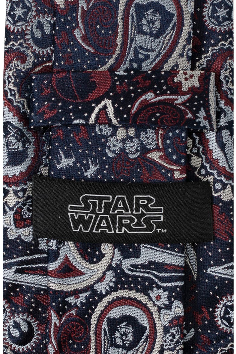 Star Wars™ Darth Vader Navy Paisley Silk Tie, Alternate, color, NAVY