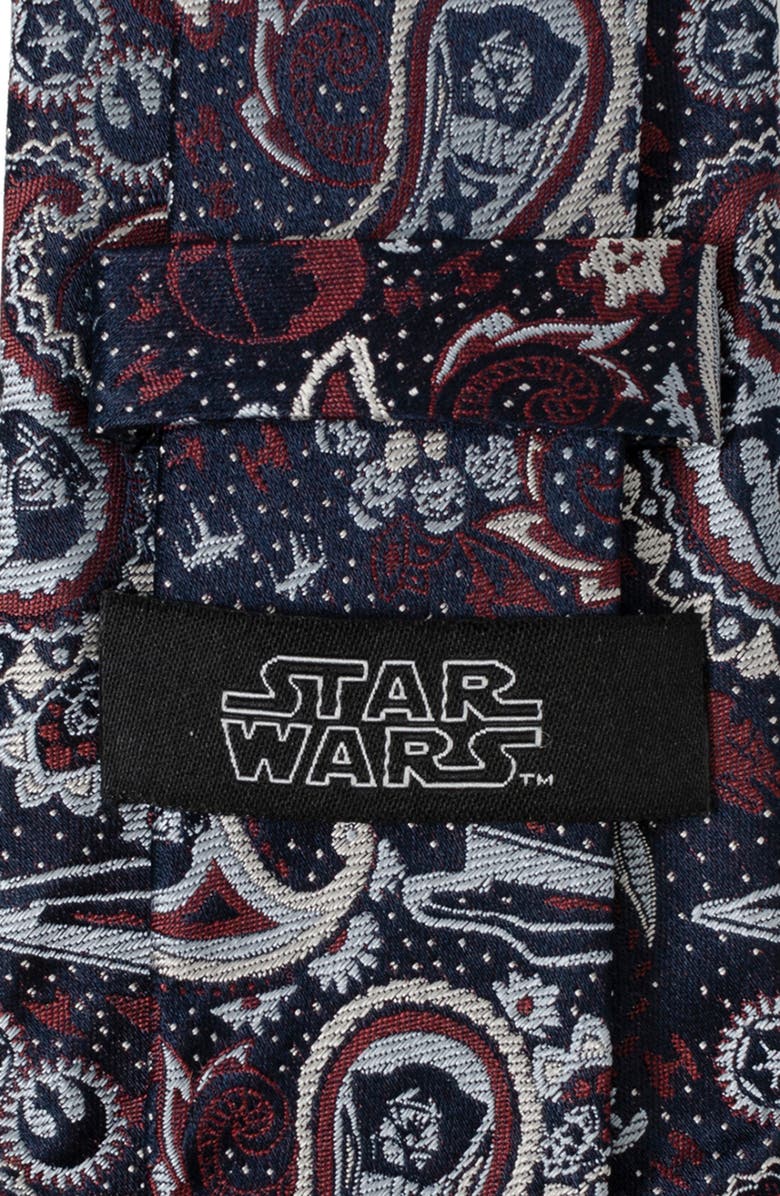 Cufflinks, Inc. Star Wars<sup>™</sup> Darth Vader Navy Paisley Silk Tie, Alternate, color, Navy