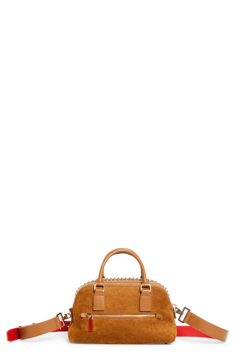 Funky Empire Spike Leather Bowling Satchel