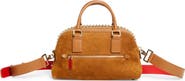 Christian Louboutin Funky Empire Spike Leather Bowling Satchel