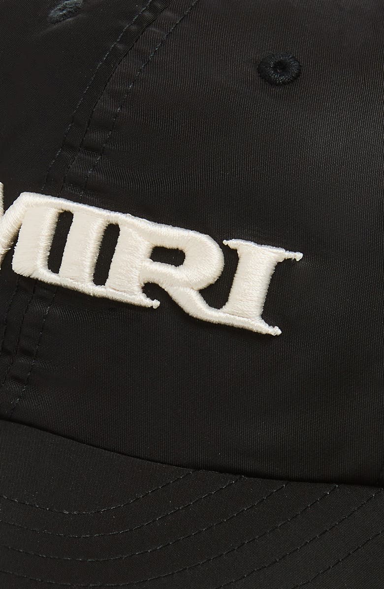 AMIRI Sport Canvas Baseball Cap, Alternate, color, Black