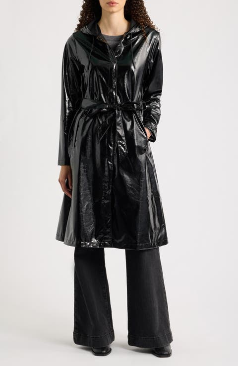 Waterproof A-Line Long Raincoat