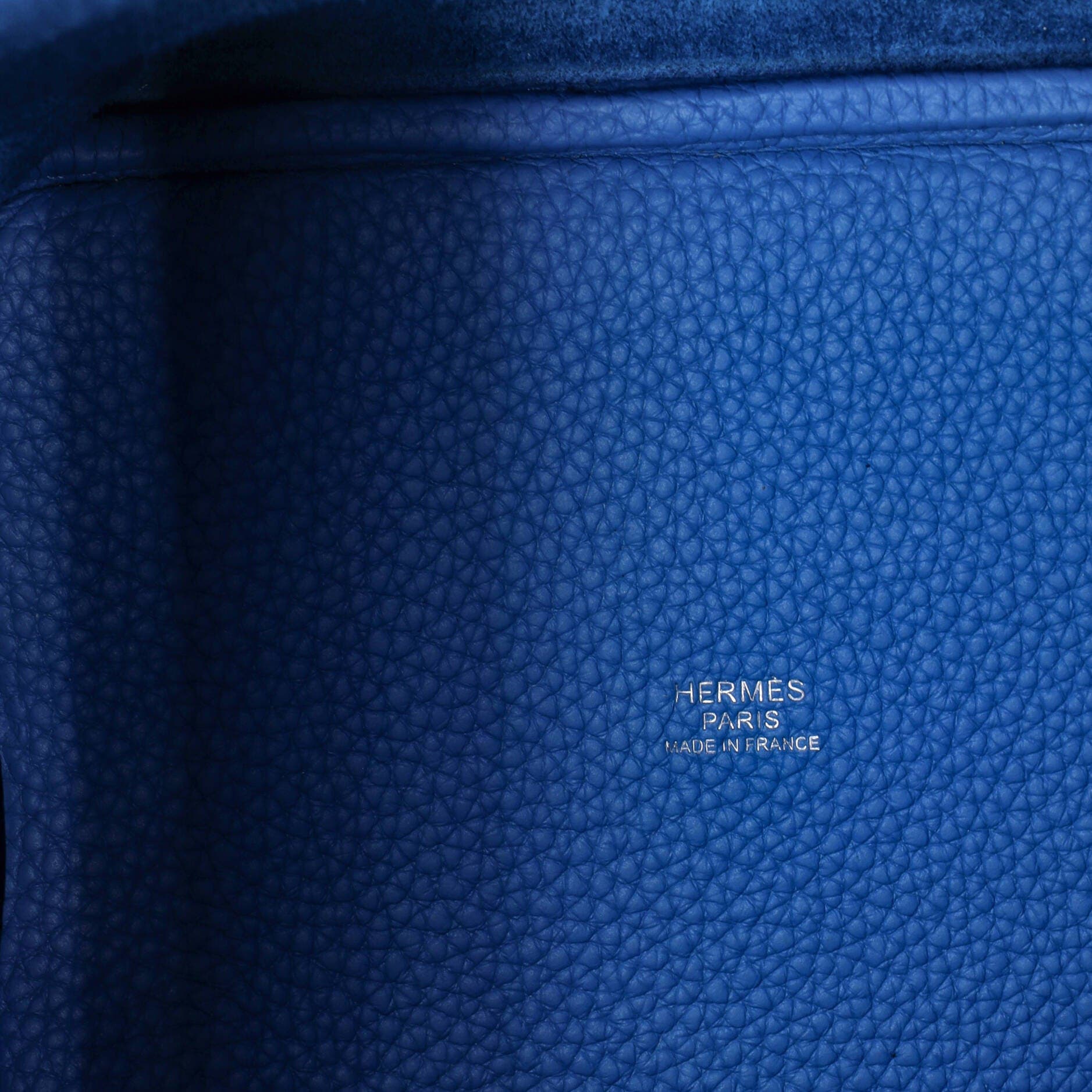 Pre-Owned Hermes Eclat Picotin Lock Bag Clemence PM, Alternate, color, Bleu Frida