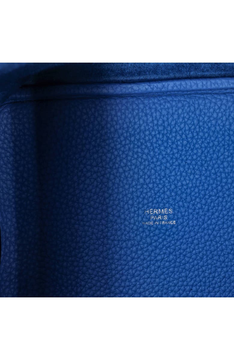 Pre-Owned Hermes Eclat Picotin Lock Bag Clemence PM, Alternate, color, Bleu Frida