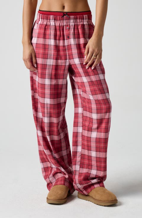 Plaid Flannel Sleep Pants
