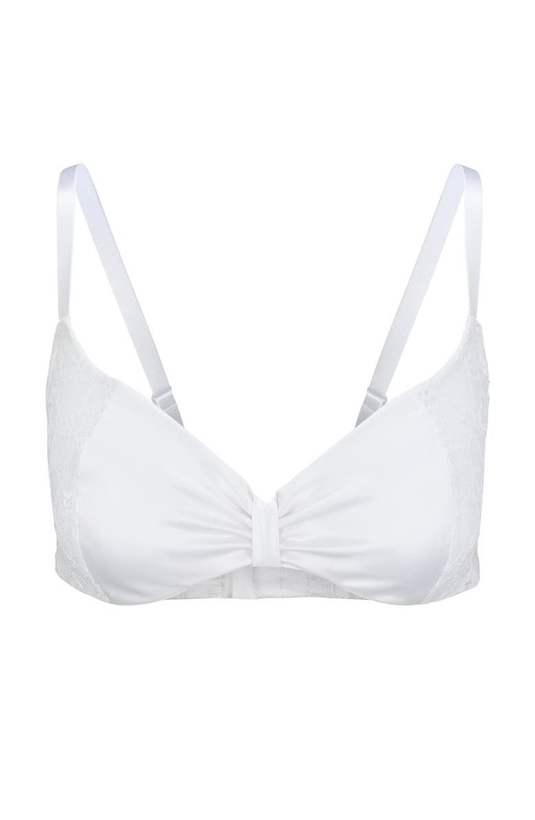 Adore Me Eira Push Up Demi Bra, Alternate, color, White