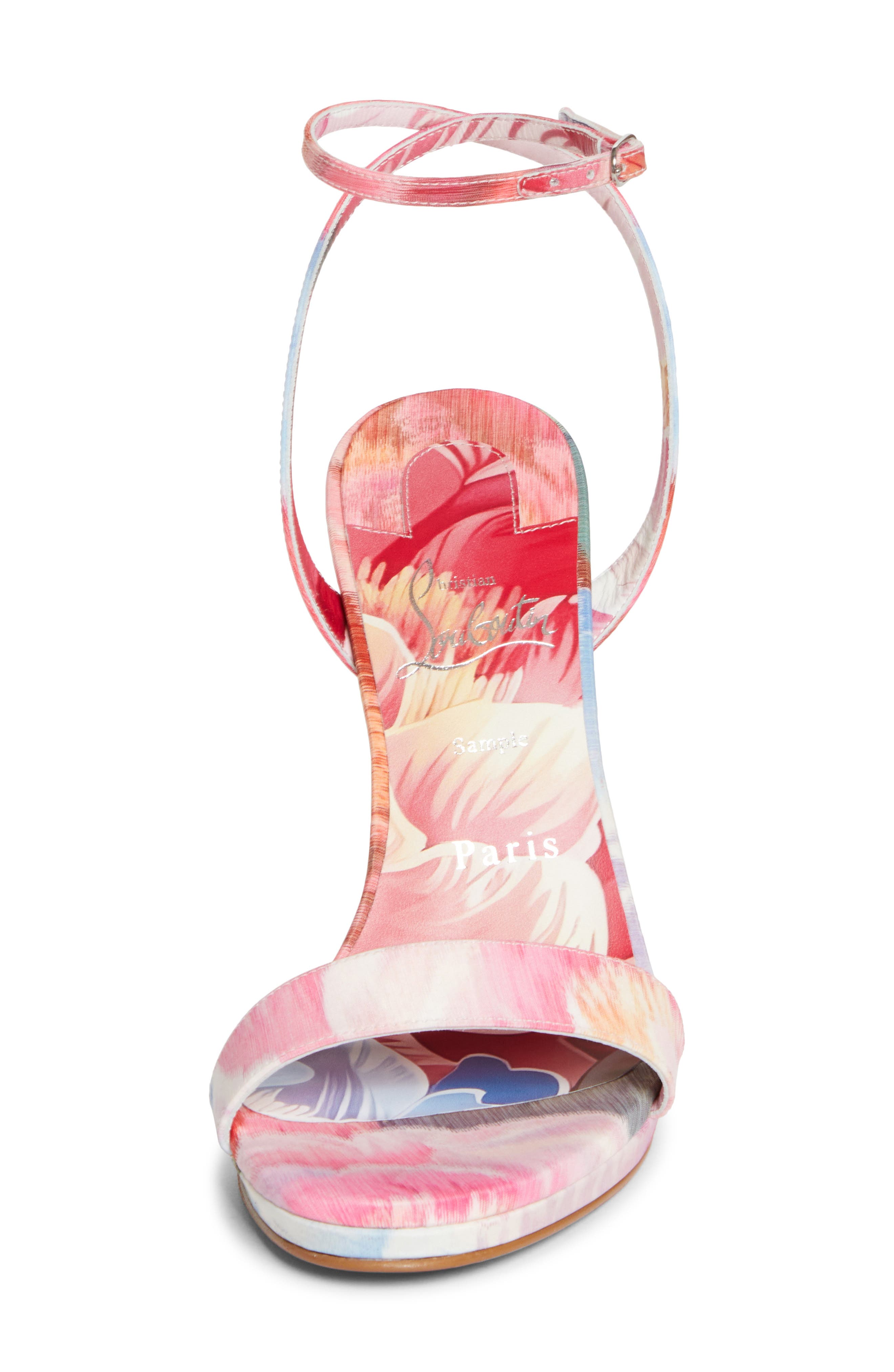 Christian Louboutin Miss Z Queen Slingback Pump, Alternate, color, Pink Multi