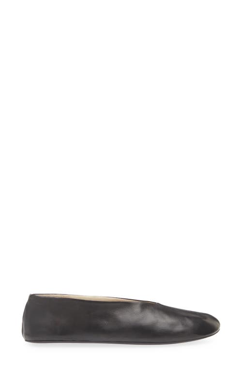 The Row Stella Ballerina Flat In Black