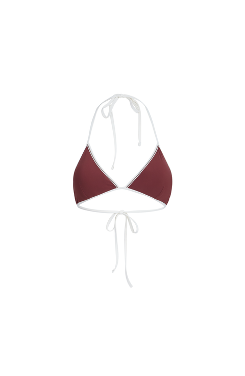 Bikini top with monili