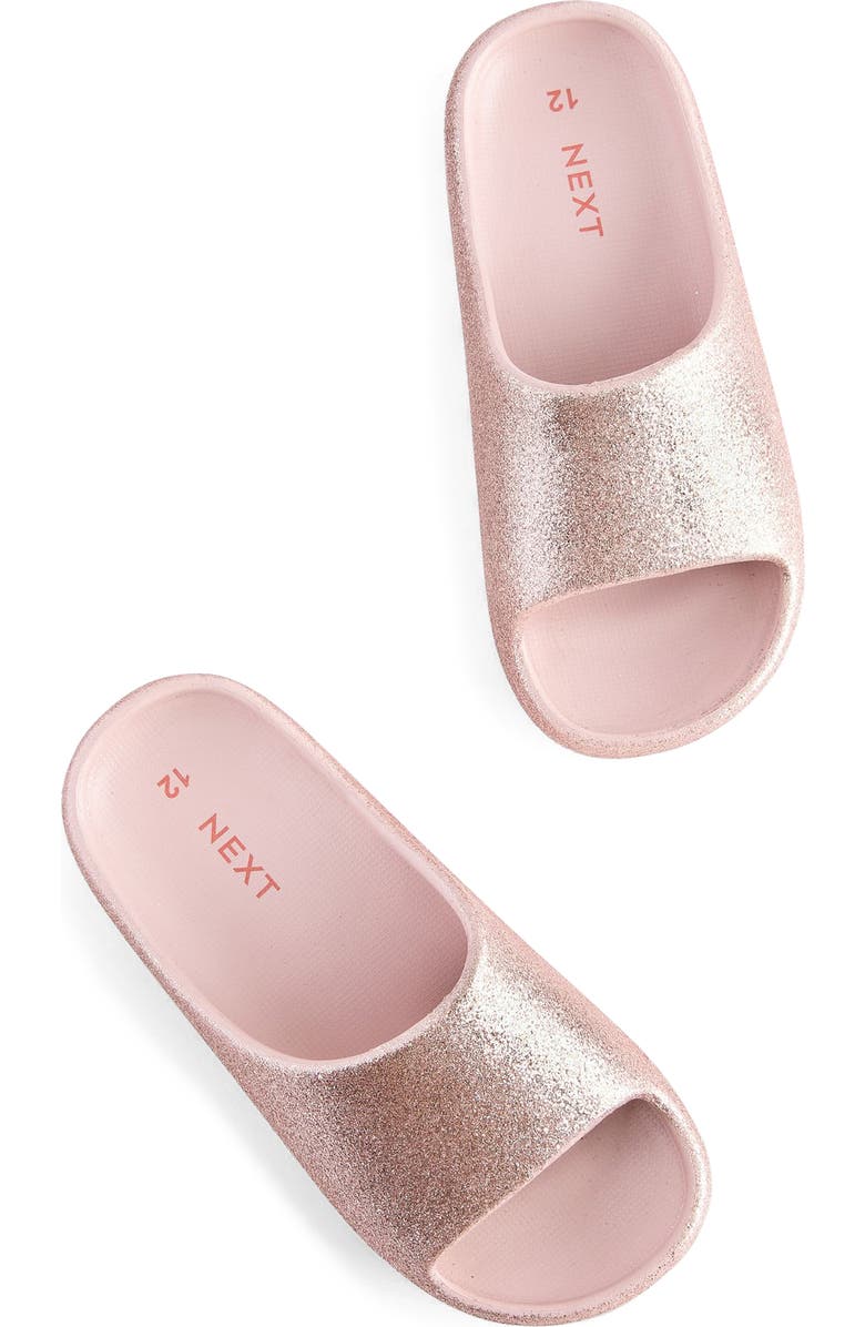 NEXT Kids' Chunky Glitter Slide Sandal, Alternate, color,
