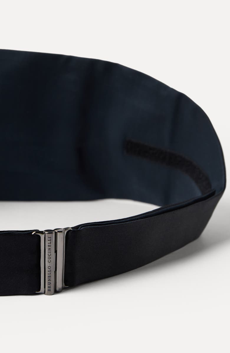 Brunello Cucinelli Cummerbund, Alternate, color, Black
