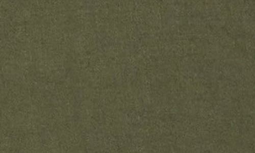 Theory Cropped Wide Leg Pants In Dark Olive