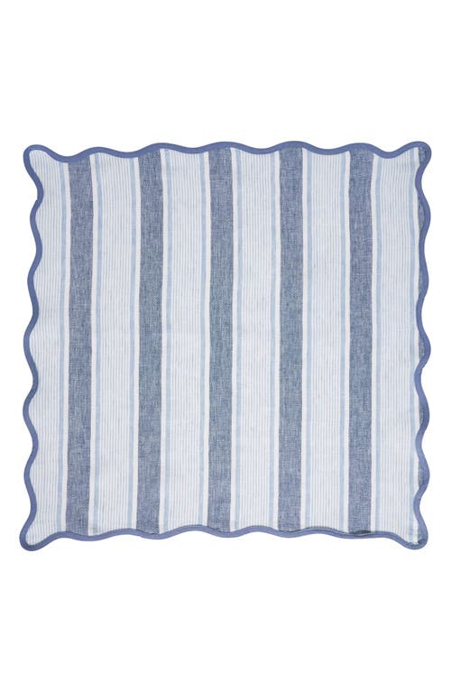 Juliska Cabana Set Of 4 Napkins In Green Multi