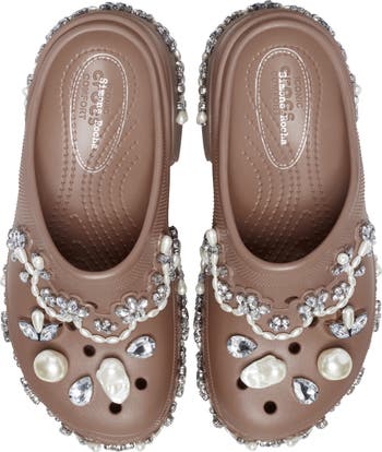 x Simone Rocha Siren Clog with Crystal & Faux Pearl Jibbitz<sup>™</sup>