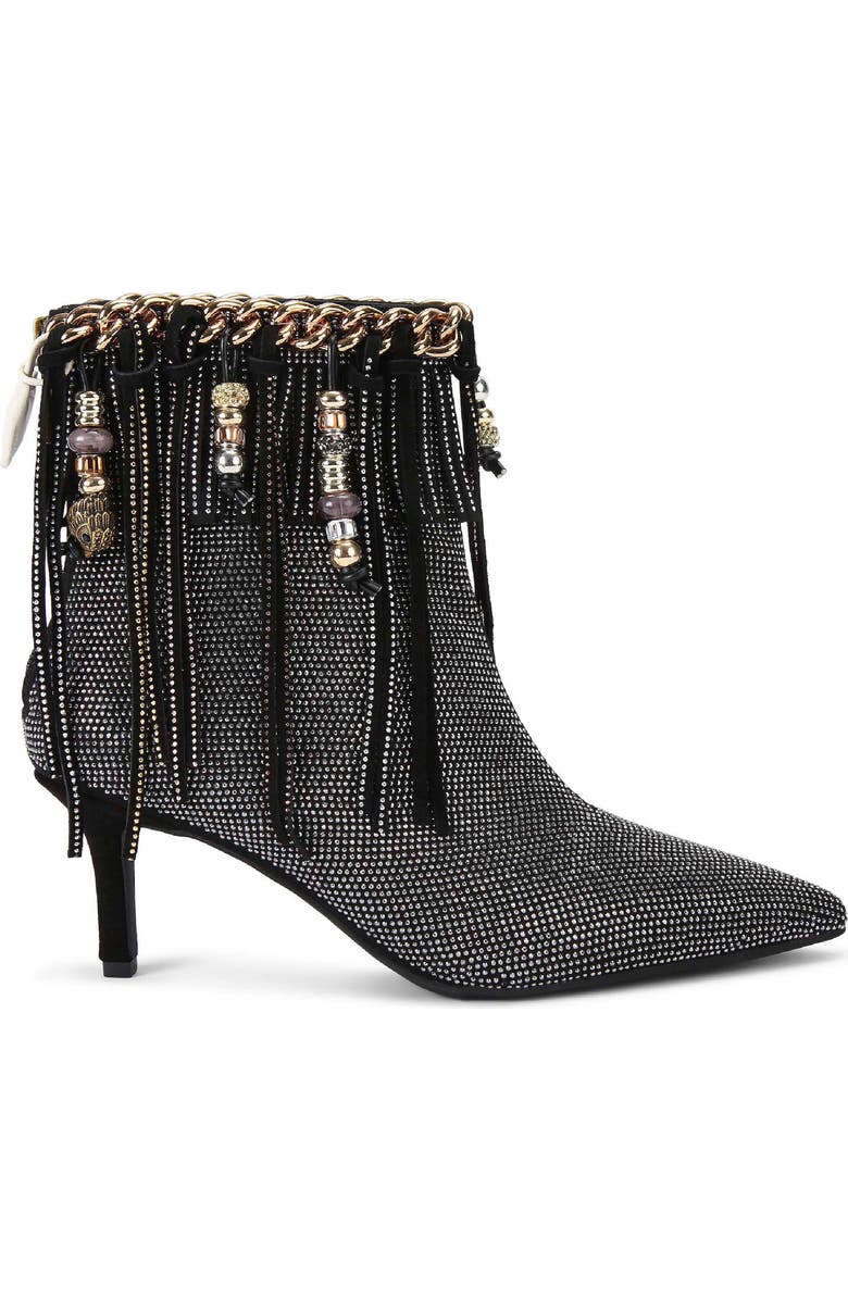 Kurt Geiger London Fringe Pointed Toe Boot, Main, color,