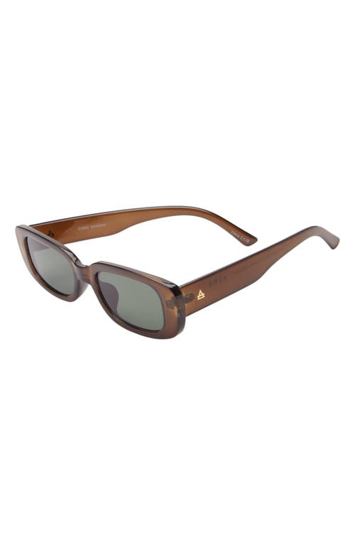 Aire Ceres 51mm Rectangular Sunglasses In Khaki/green Mono