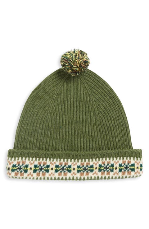 Moritz Virgin Wool Pompom Beanie