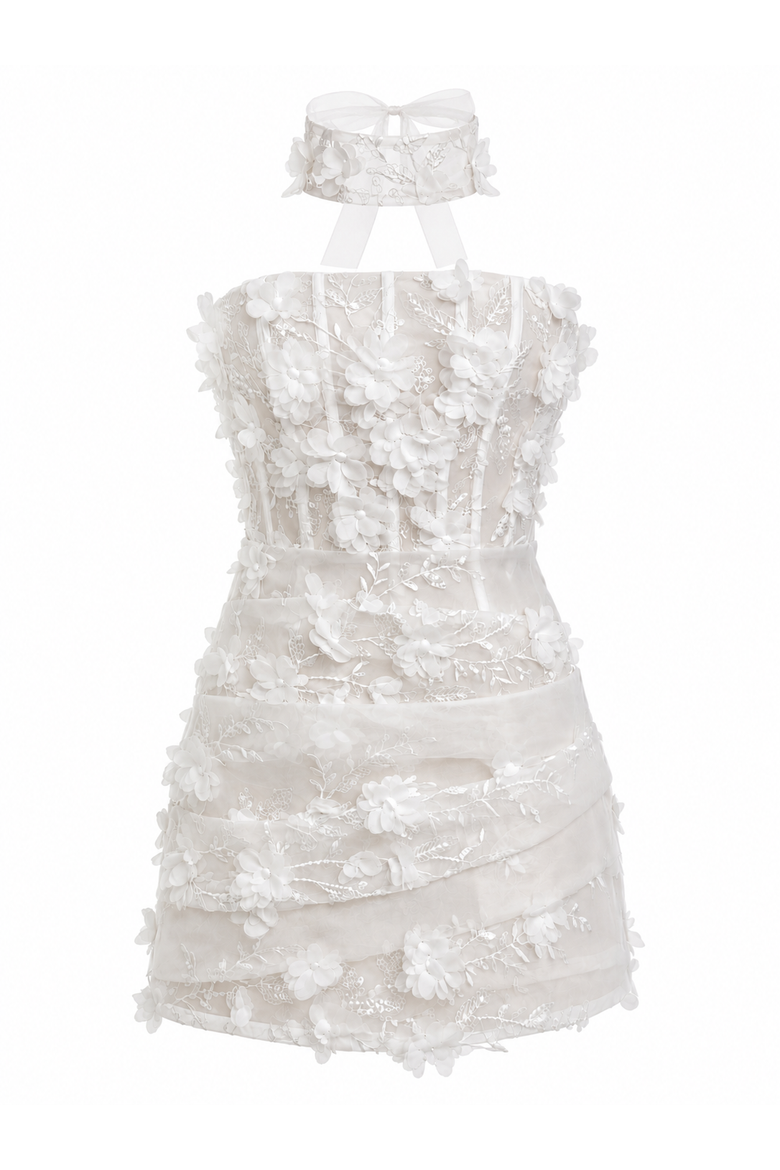 Willow Mini Dress, Main, color, Ivory