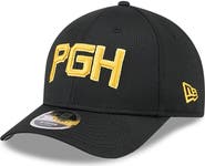 New Era Men's New Era Black Pittsburgh Pirates City Connect Batting Practice 9FORTY M-Crown Adjustable Hat