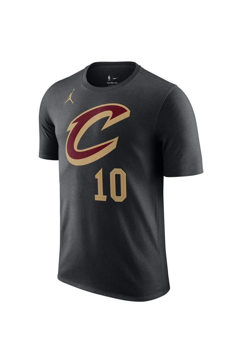 Men's Jordan Brand Darius Garland Black Cleveland Cavaliers 2022/23 Statement Edition Name & Number T-Shirt, Alternate, color, Black