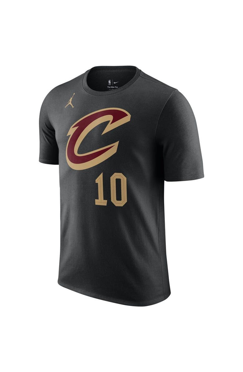 Jordan Brand Men's Jordan Brand Darius Garland Black Cleveland Cavaliers 2022/23 Statement Edition Name & Number T-Shirt, Alternate, color, Black