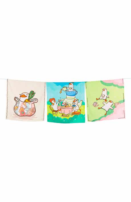 Tiramisu The Gaggle of Geese Set of 3 Kitchen Towels