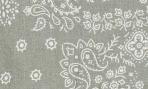 Rylee + Cru Print Linen Blend Short Sleeve Button-up Shirt In Green