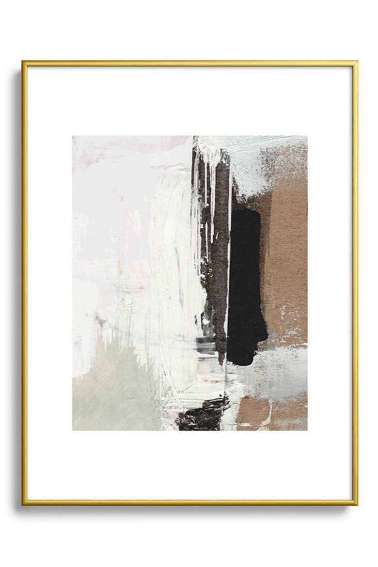 Avenue Framed Art Print, Main, color, GOLDEN TONES